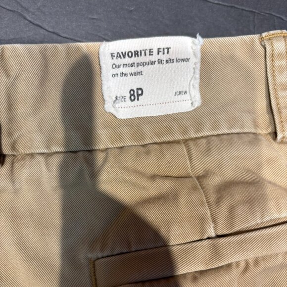 J.Crew Women’s Straight-Leg Khaki Pants – Size 8P, Favorite Fit, Low Waist - Picture 5 of 7